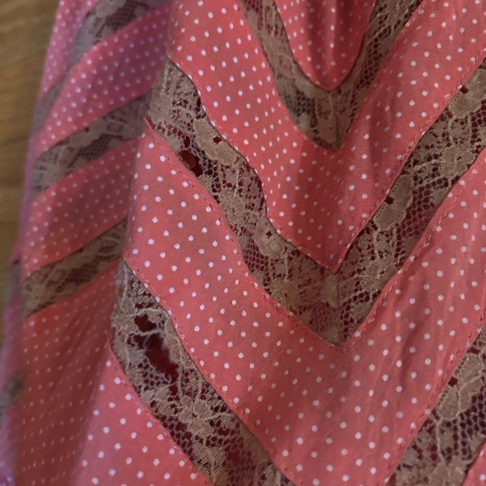 Free People Viole and Lace Slip in salmon - Picture 3 of 4